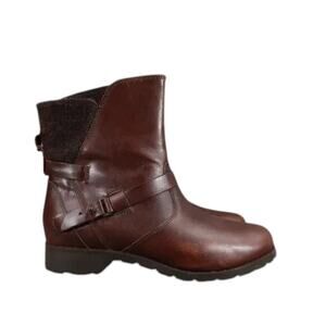 Teva Shoes Womens 6.5 Boots Fashion De La Vina Leather Brown Waterproof Winter
